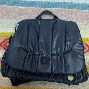 NWOT Happ Brand Levy Diaper Bag in Denim